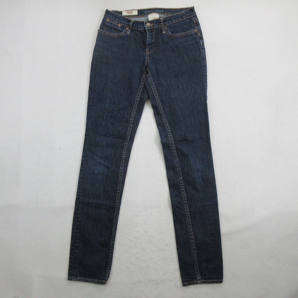 Banana Republic Women's Jeans Size 2 Modern Skinny Low Rise Dark Wash Stretch